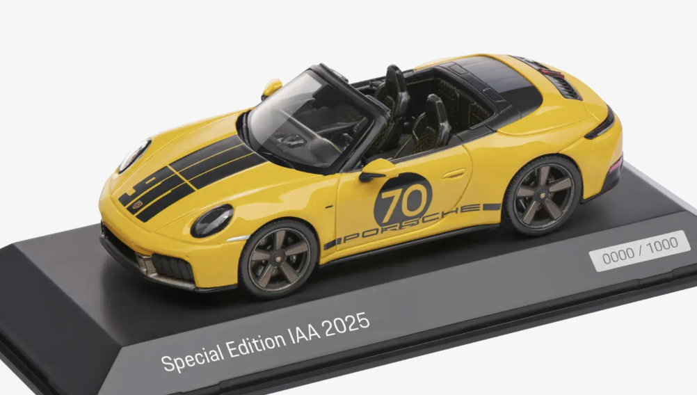 Porsche 911 Spirit 70 (992.2) modèle spécial IAA 2025 – Édition limitée SPARK 1/43