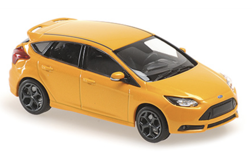 FORD FOCUS ST – 2011 – ORANGE METALLIC Maxichamps 1/43
