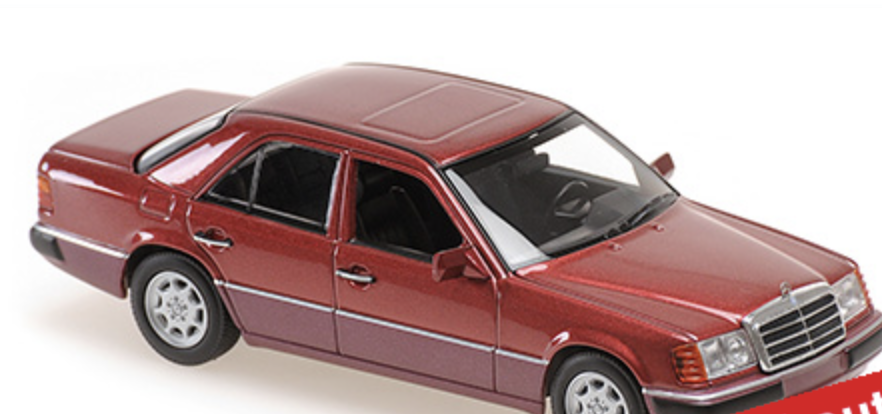 MERCEDES-BENZ 230E – 1991 – ROUGE METALLIC Maxichamps 1/43
