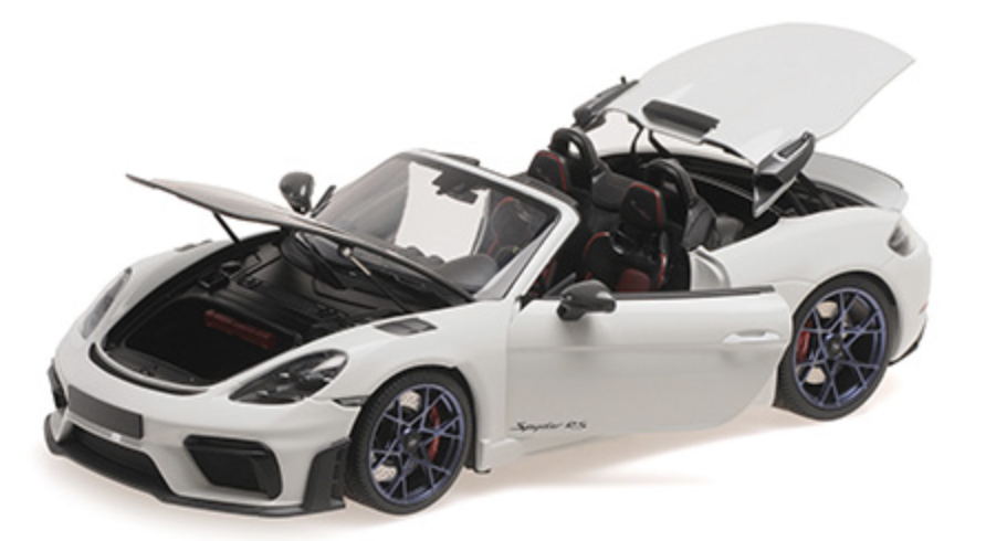 PORSCHE SPYDER RS – 2024 – BLANC W/ WEISSACH PACKAGE MINICHAMPS 1/18
