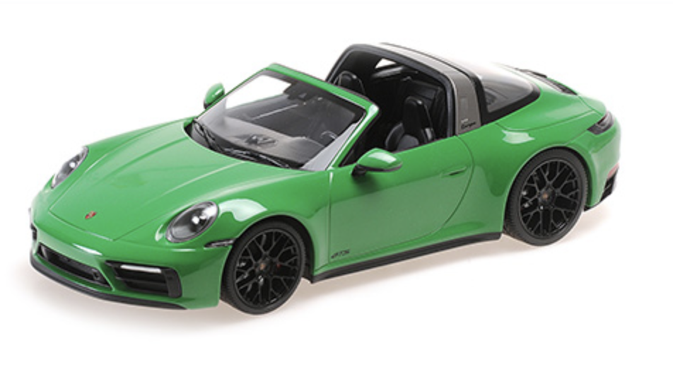 PORSCHE 911 (992) TARGA 4 GTS – 2021 – VERT MINICHAMPS 1/18