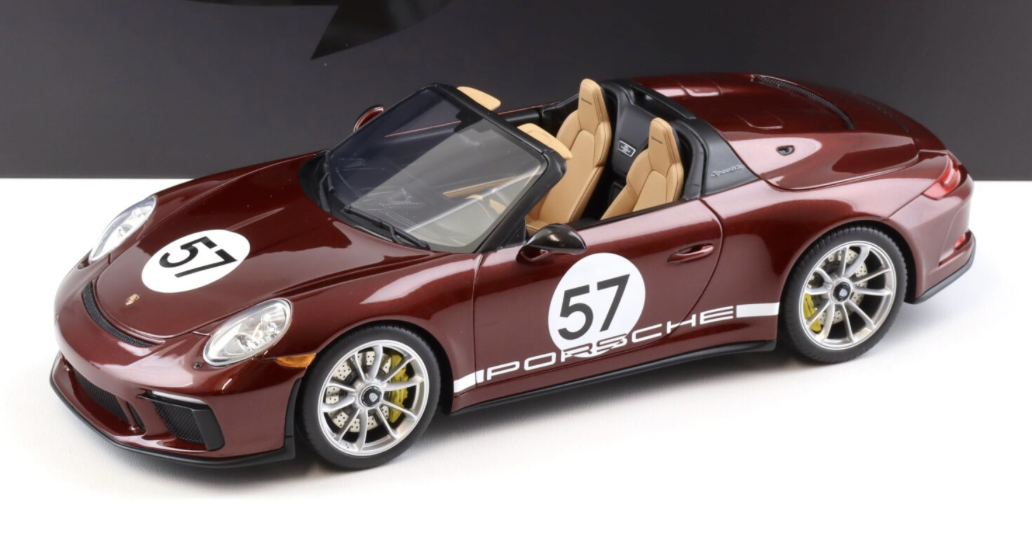 Porsche 911 991.2 Speedster Heritage Edition Cherry metallic GT SPRIT 1/18
