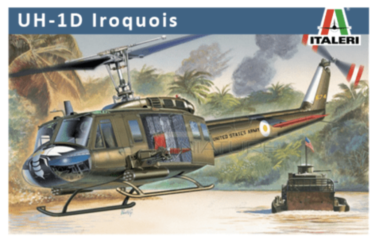 HELICOPTERE UH 1D SLICK - Italeri - 1/72