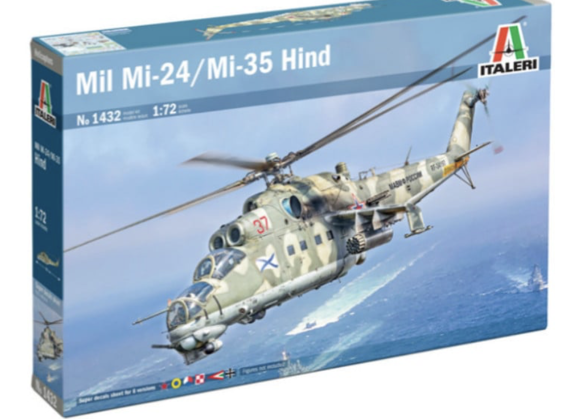 Hélicoptère Mil Mi-24/Mi-35 Hind - Italeri - 1/72
