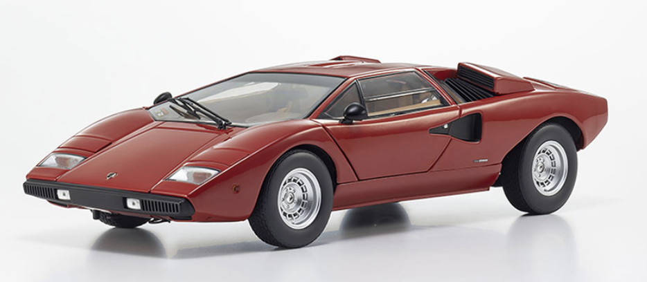 LAMBORGHINI COUNTACH LP400 1974 ROUGE 1/18