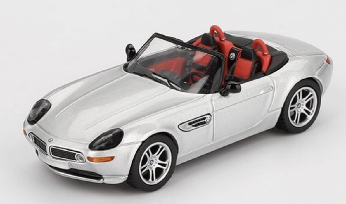 BMW Z8 Titanium Silver 2003 MINI GT 1/64