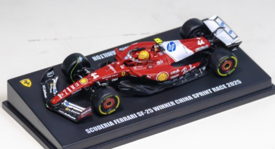 FERRARI SF-25 Vainqueur China Sprint Race 2025 LOOKSMART 1/64