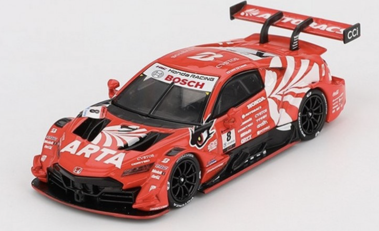 HONDA NSX-GT "Type S" GT500 N°8 "ARTA MUGEN NSX-GT" ARTA 2023 MINI GT 1/64
