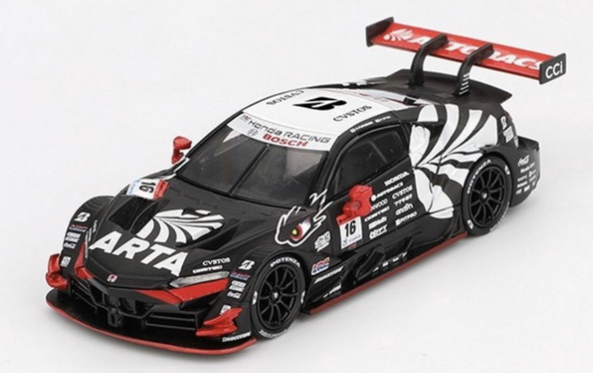 HONDA NSX-GT "Type S" GT500 N°16 "ARTA MUGEN NSX-GT" ARTA 2023 MINI GT 1/64