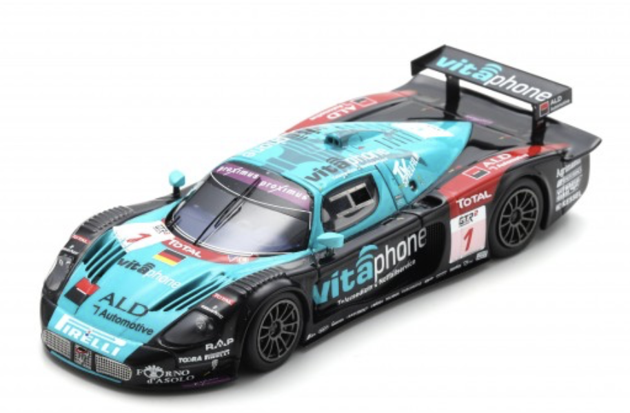 MASERATI MC12 GT1 N°1 Vainqueur 24H Spa 2006 A. Bertolini - E. van de Poele - M. Bartels SPARK 1/43
