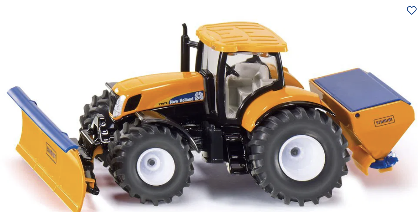 TRACTEUR AVEC LAME ET ÉPANDEUR DE SEL SIKU 1/50