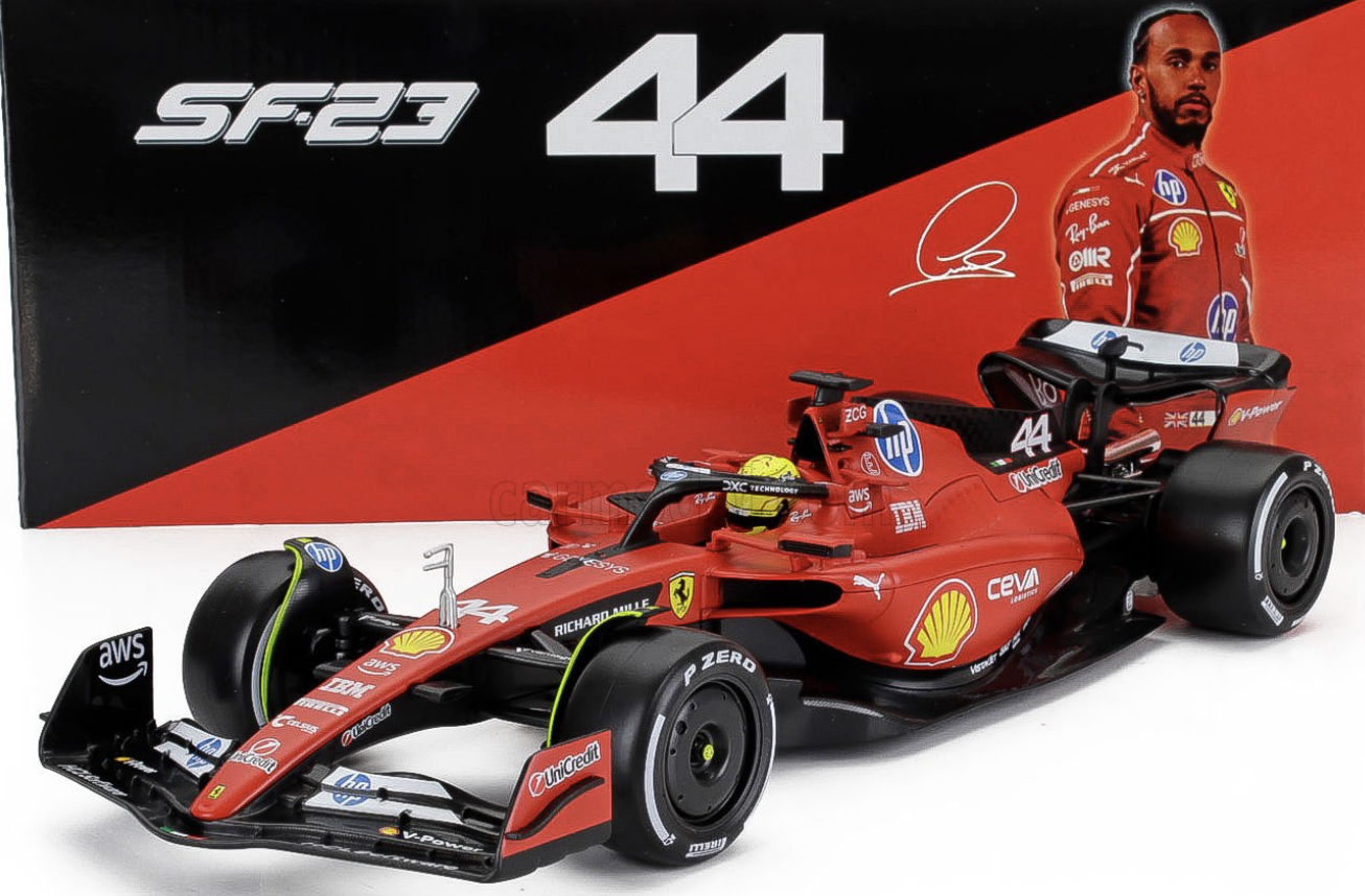 FERRARI - F1 SF-23 TEAM SCUDERIA FERRARI HP N 44 FIORANO 2025 LEWIS HAMILTON - WITH PILOT