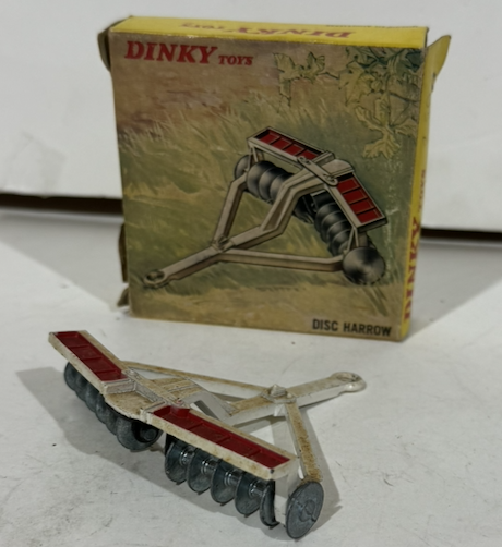 DISC HARROW DINKY TOYS 1/43
