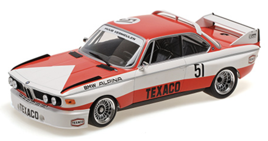 BMW 3.0 CSL – TEAM MARLBORO – HUUB VERMEULEN – WINNER GP ZANDVOORT 1974 MINICHAMPS 1/18