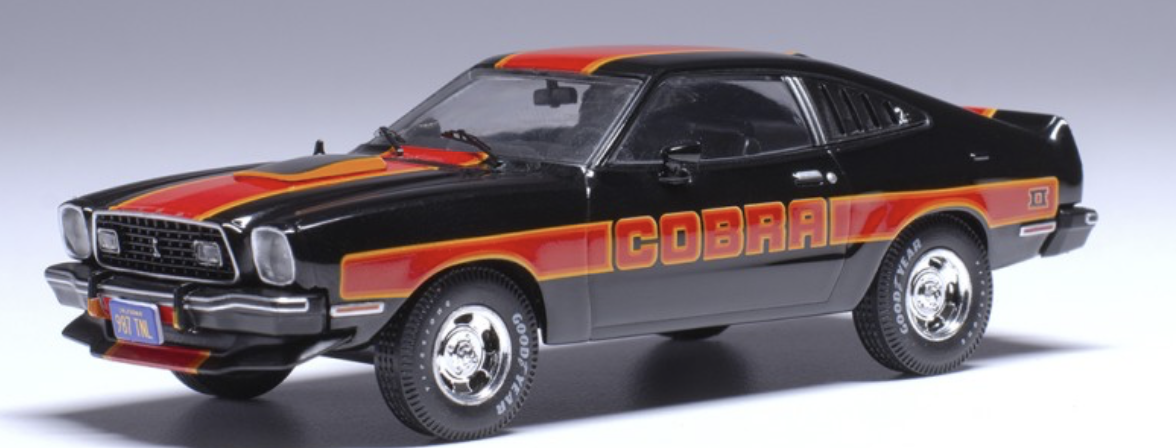 Ford Mustang II Cobra 1977 Black decorated IXO 1/43