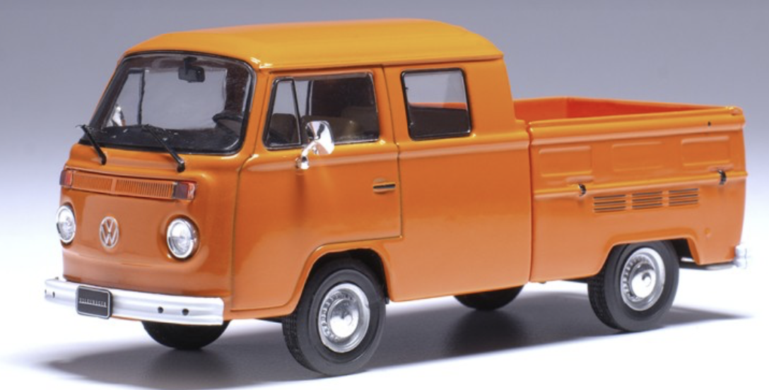 Volkswagen T2 DoKa 1972 Orange IXO 1/43