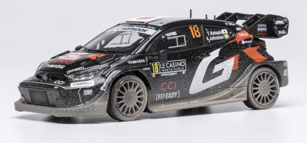 Toyota Yaris GR Hybrid Rally1 18 Rallye Monte Carlo 2025  IXO 1/43