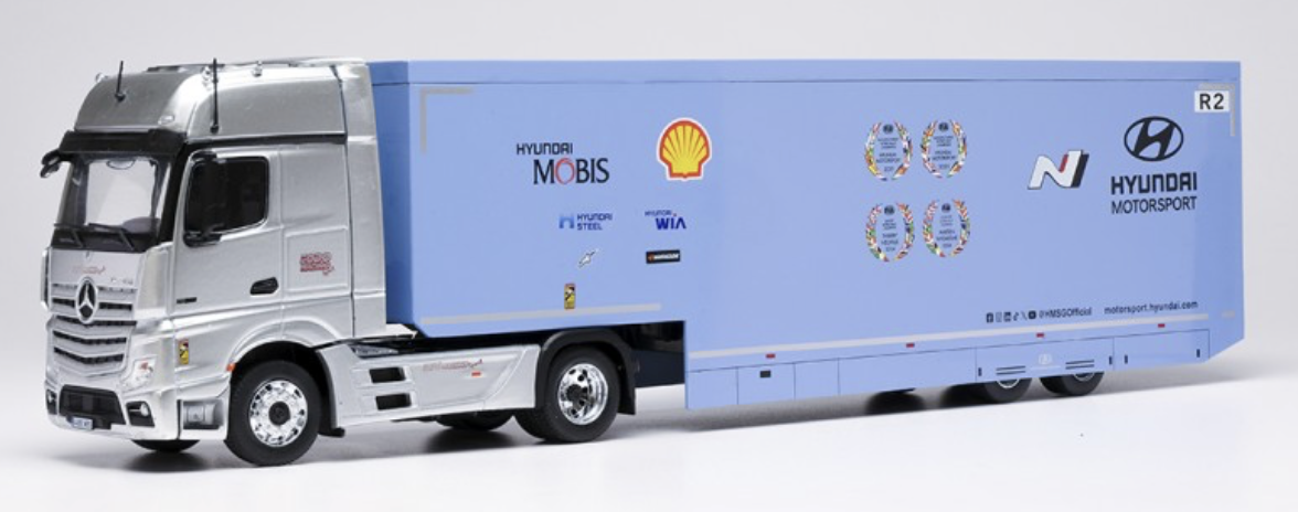 Mercedes Actros MP4 Rallye WRC 2024 Hyundai Motorsport IXO 1/43