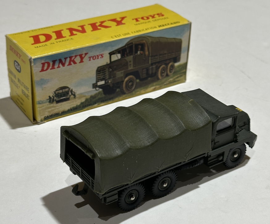 BERLIET GAZELLE MILITAIRE DINKY TOYS FRANCE 1/50°