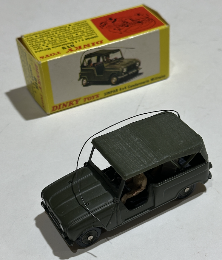 SINPAR 4X4 GENDARMERIE MILITAIRE 1962 DINKY TOYS 1/43°