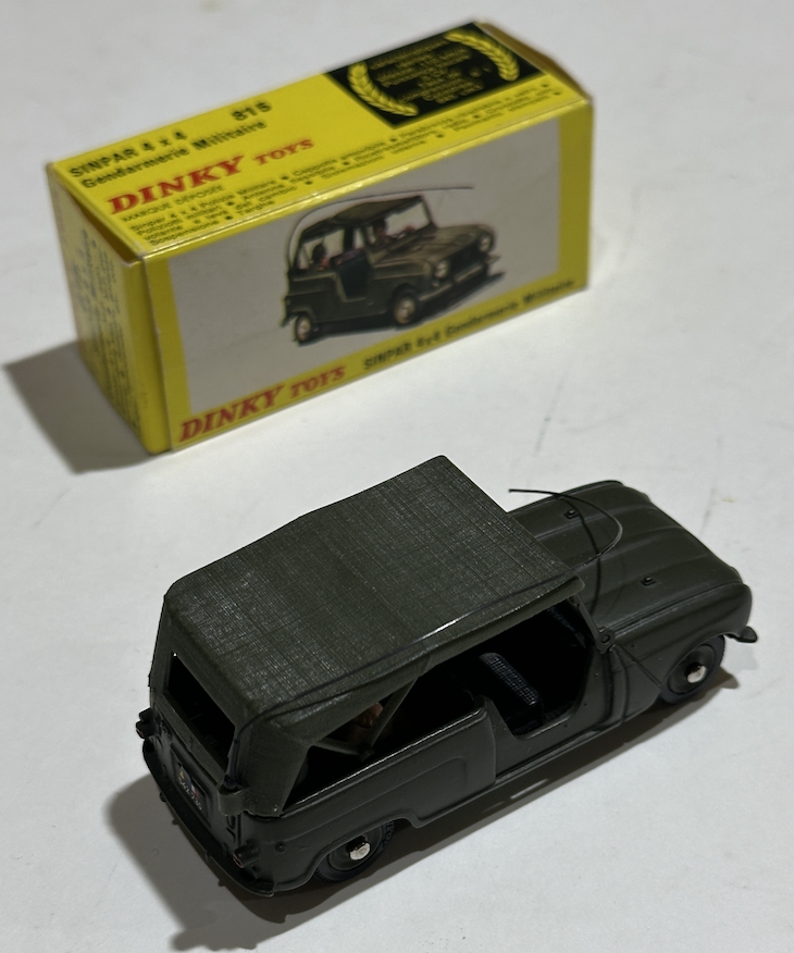 SINPAR 4X4 GENDARMERIE MILITAIRE 1962 DINKY TOYS 1/43°