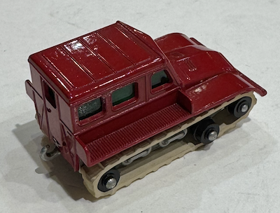 SNOW-TRAC ROUGE 1960 MATCHBOX 1/55°