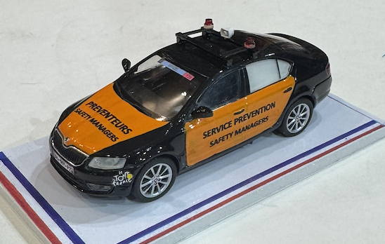 SKODA OCTAVIA 3 SAFETY MANAGERS TFD 2015 AURECLAME 1/43