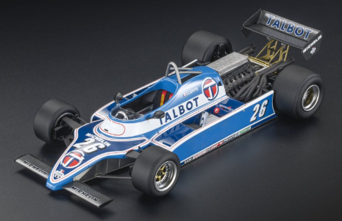 LIGIER JS17B LAFFITE GP DETROIT 1982 GP REPLICAS 1/18°