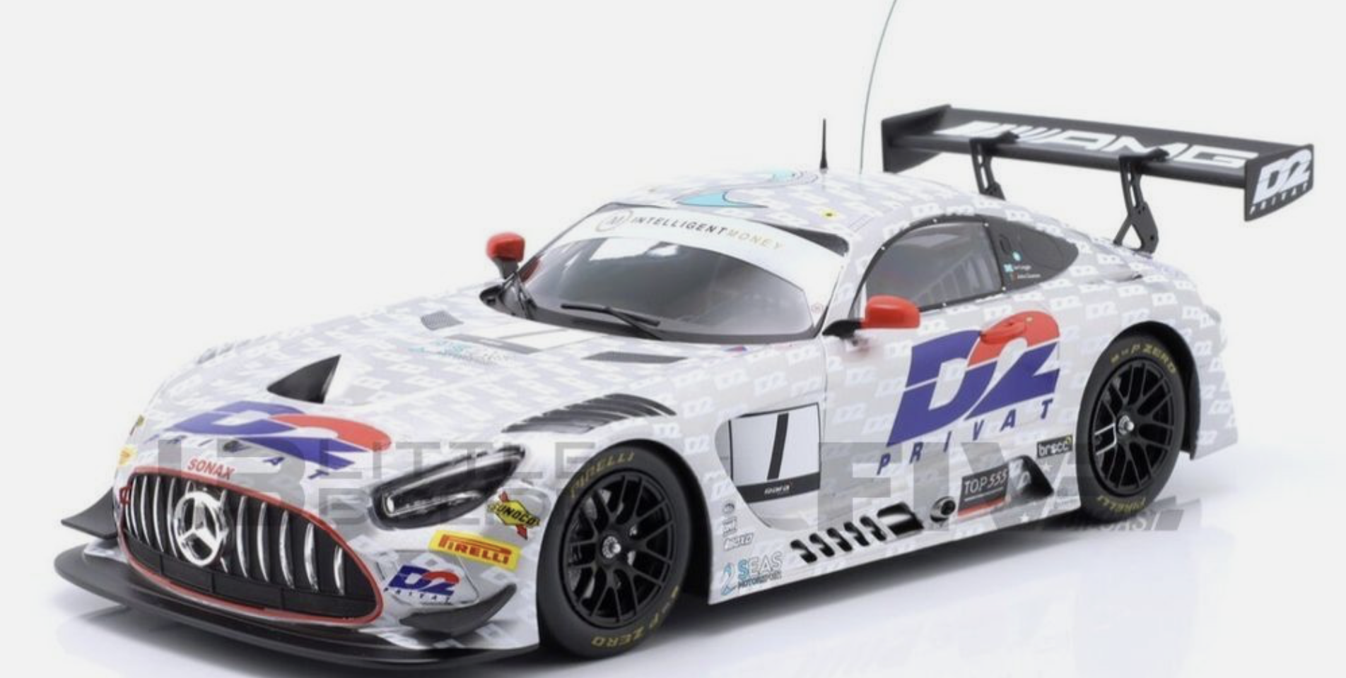 MERCEDES-BENZ AMG GT3 EVO - BRITISH GT CHAMPIONSHIP 2023 IXO 1/18