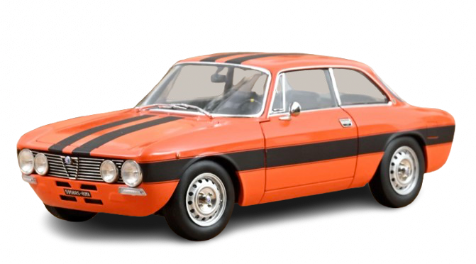 Alfa Romeo 2000 GTV 1973 Orange NOREV 1/18