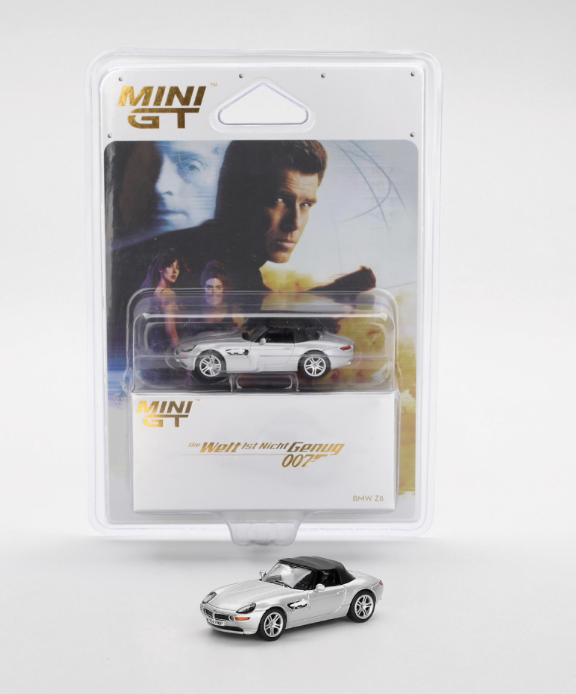 BMW Z8 "The Welt Ist Nicht Genug" 007 Mini GT 1/64°