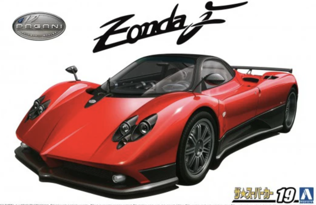 PAGANI ZONDA F 2005 AOSHIMA 1/24