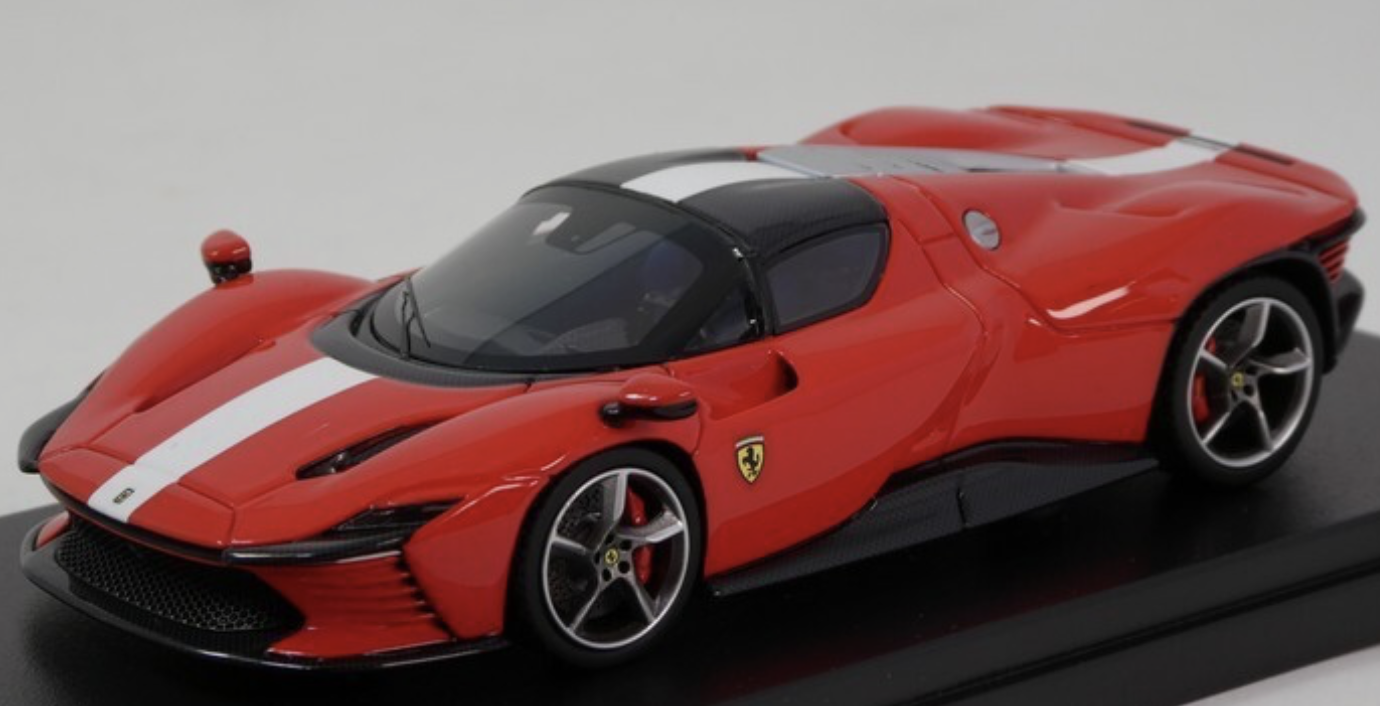 Ferrari Daytona SP3 Closed Roof Rosso Scuderia LOOKSMART 1/43
