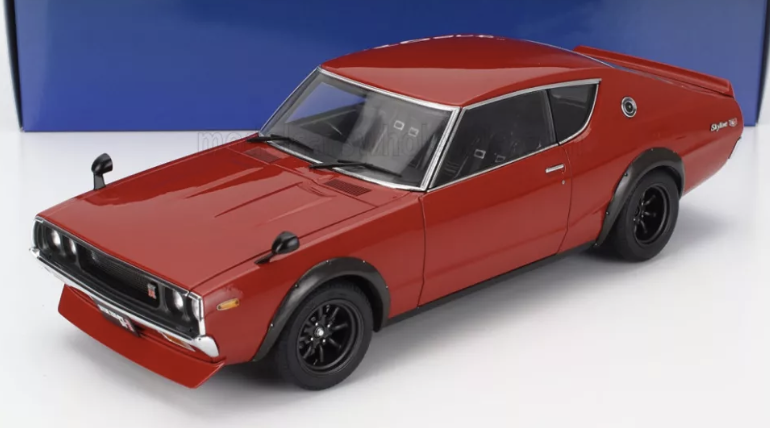 NISSAN SKYLINE 2000 GT-R (KPGC110) COUPE 1973 RED AUTO ART 1/18