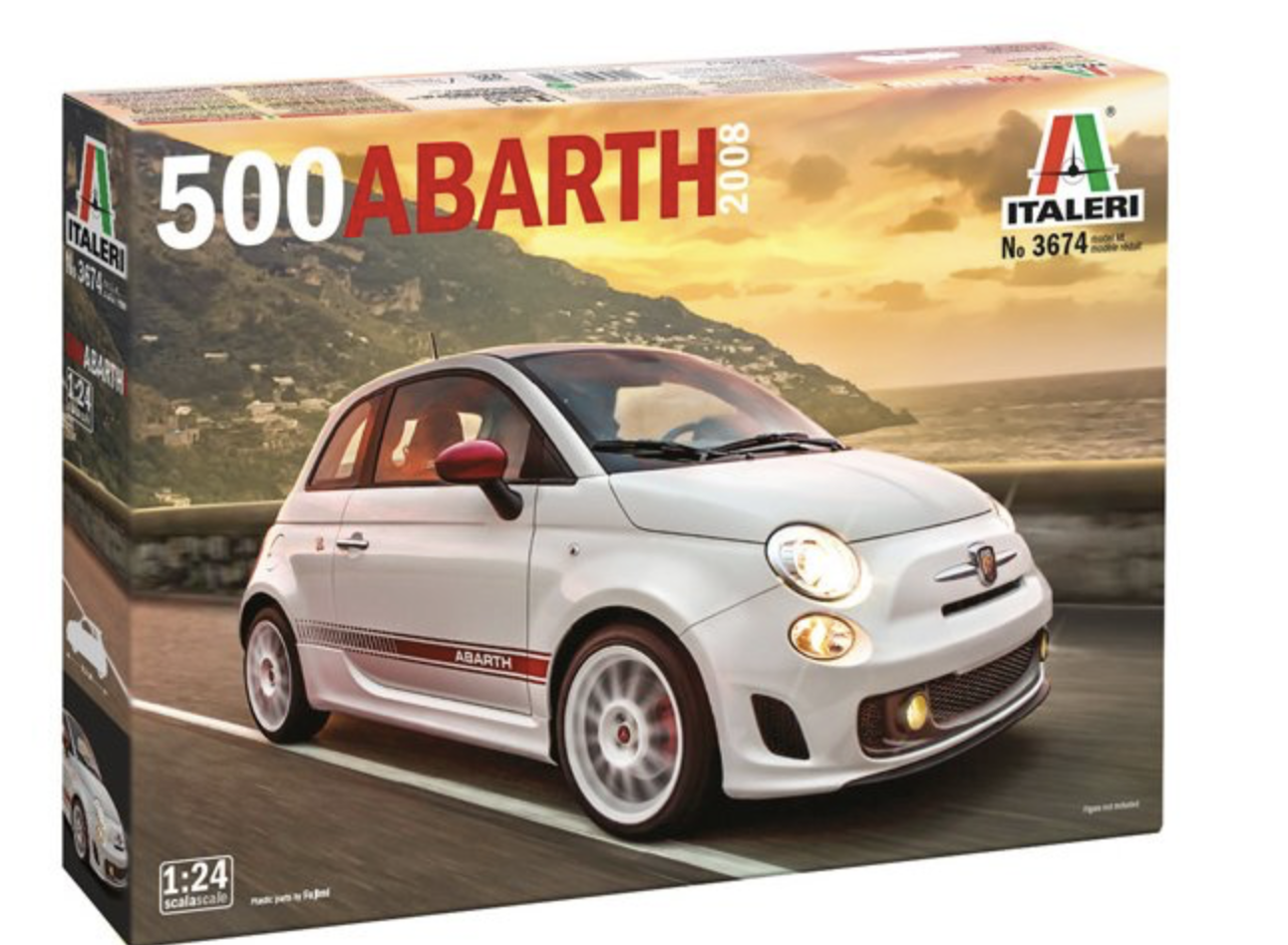 500 ABARTH 2008 ITALERI 1/24
