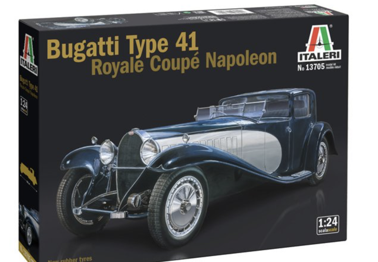 BUGATTI ROYAL COUPE NAPOLEON ITALERI 1/24