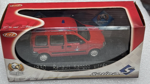 RENAULT KANGOO VITRÉE FIREFIGHTER SOLIDO 1/43