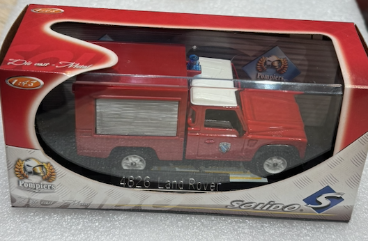 LAND ROVER FIREFIGHTER SOLIDO 1/43