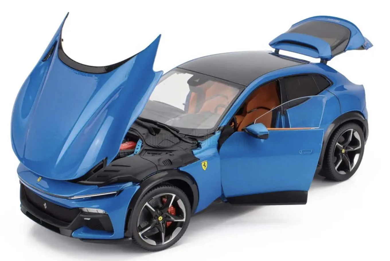 Ferrari Purosangue 2022 display blue POLISTIL 1/18