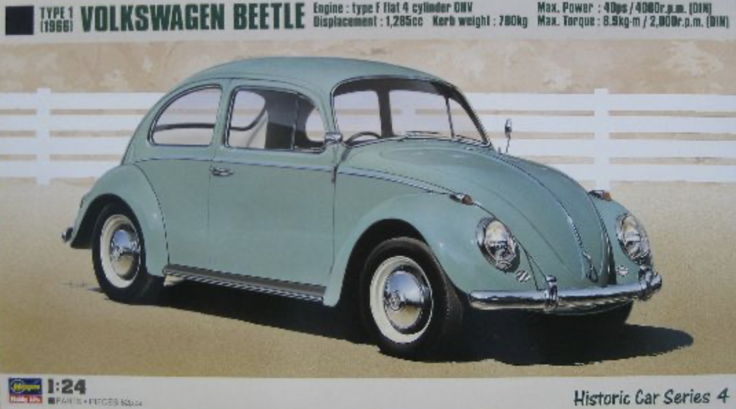 Volkswagen BEETLE Type 1 1966 HASAGAWA 1/24