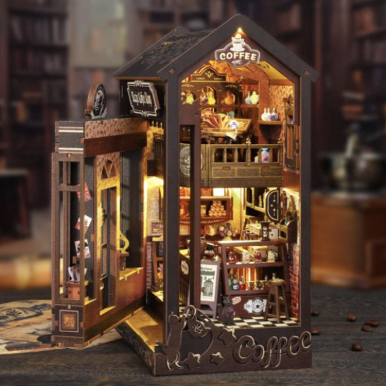 PUZZLE 3D SERRE LIVRES BOOK NOOK MAGIC COFFEE SHOP