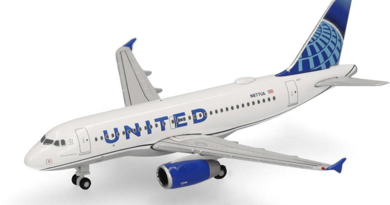 United Airlines Airbus A319 N877UA HERPA 1/500