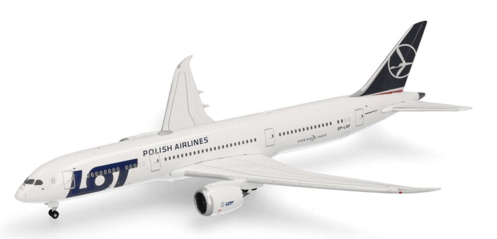 LOT Polish Airlines Boeing 787-9 Dreamliner SP-LSF HERPA 1/500