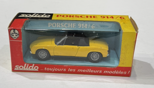 PORSCHE 914/6 JAUNE SOLIDO 1/43°