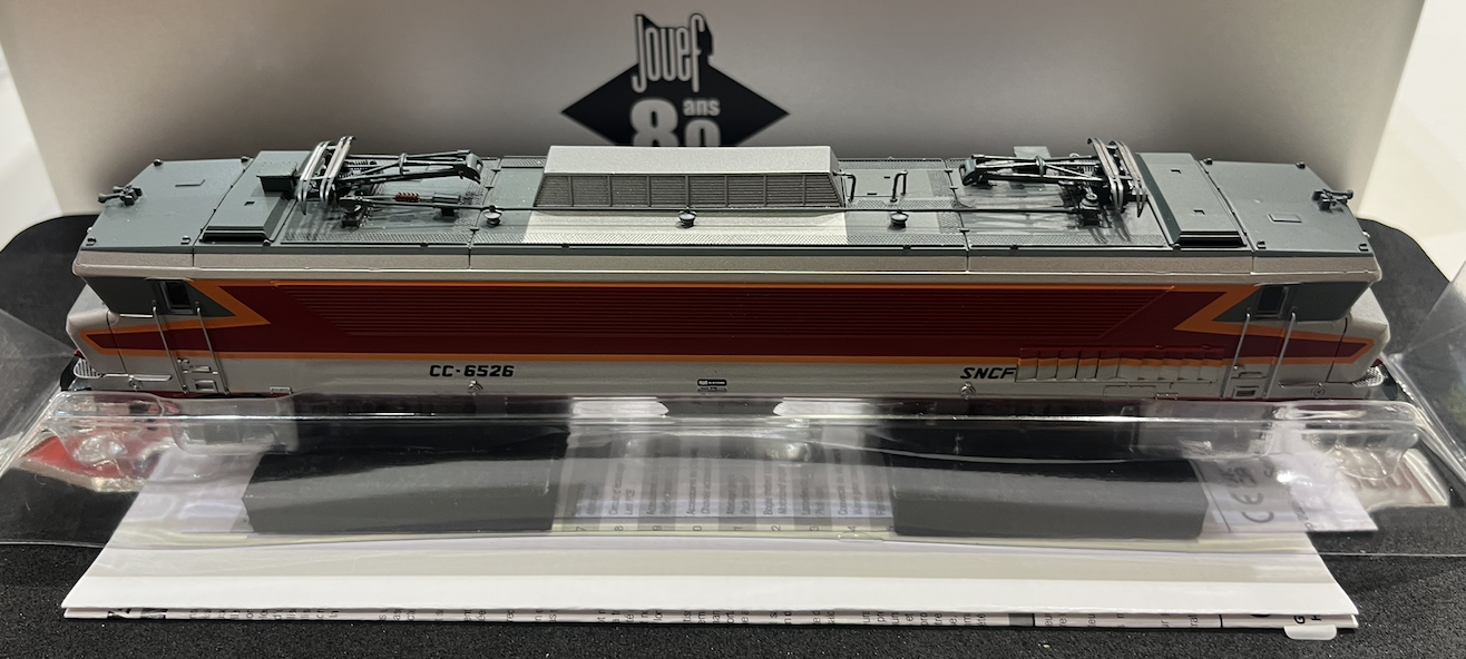 SNCF LOCOMOTIVE ÉLÉCTRIQUE CC 6526 LA CAPITOLE COFFRET ANNIVERSAIRE