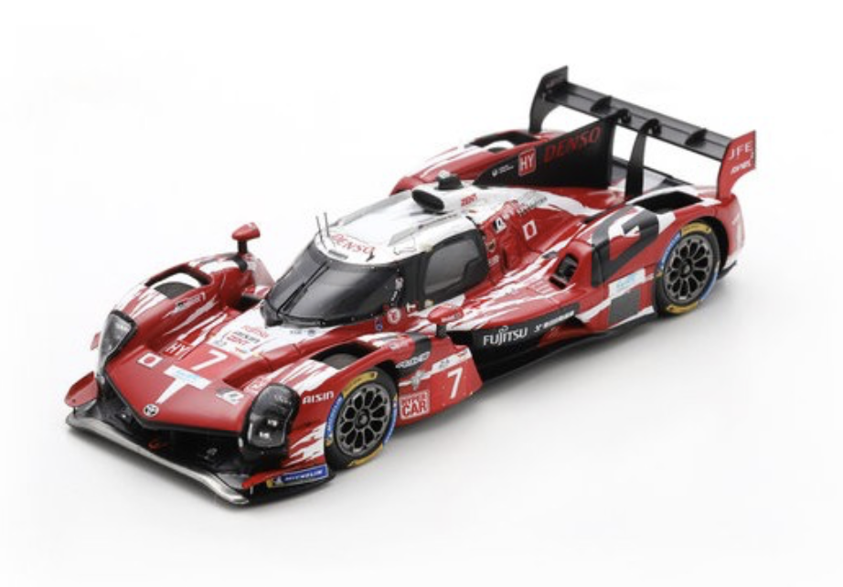 TOYOTA GR010 - Hybrid N°7 TOYOTA GAZOO RACING 5ème 24H Le Mans 2025 SPARK 1/43