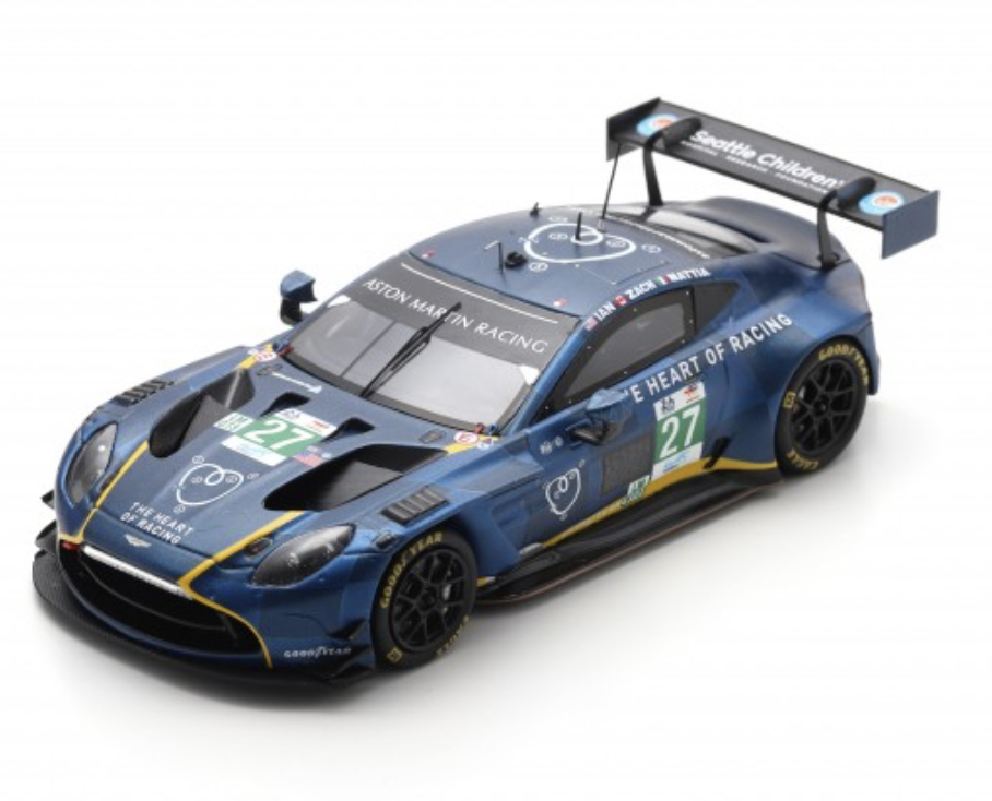 ASTON MARTIN Vantage AMR LMGT3 N°27 HEART OF RACING TEAM 24H Le Mans 2025 SPARK 1/43