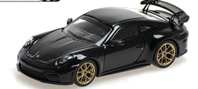 Porsche 911 992.2 GT3 2025 Black Weissach Package Minichamps 1/64