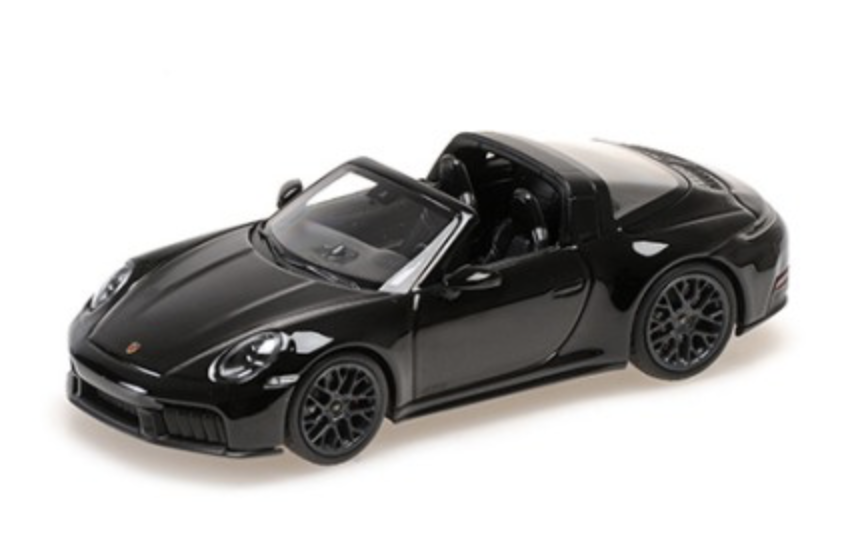 Porsche 911 992.2 Targa 4 Gts 2024 NOIR MINICHAMPS 1/43