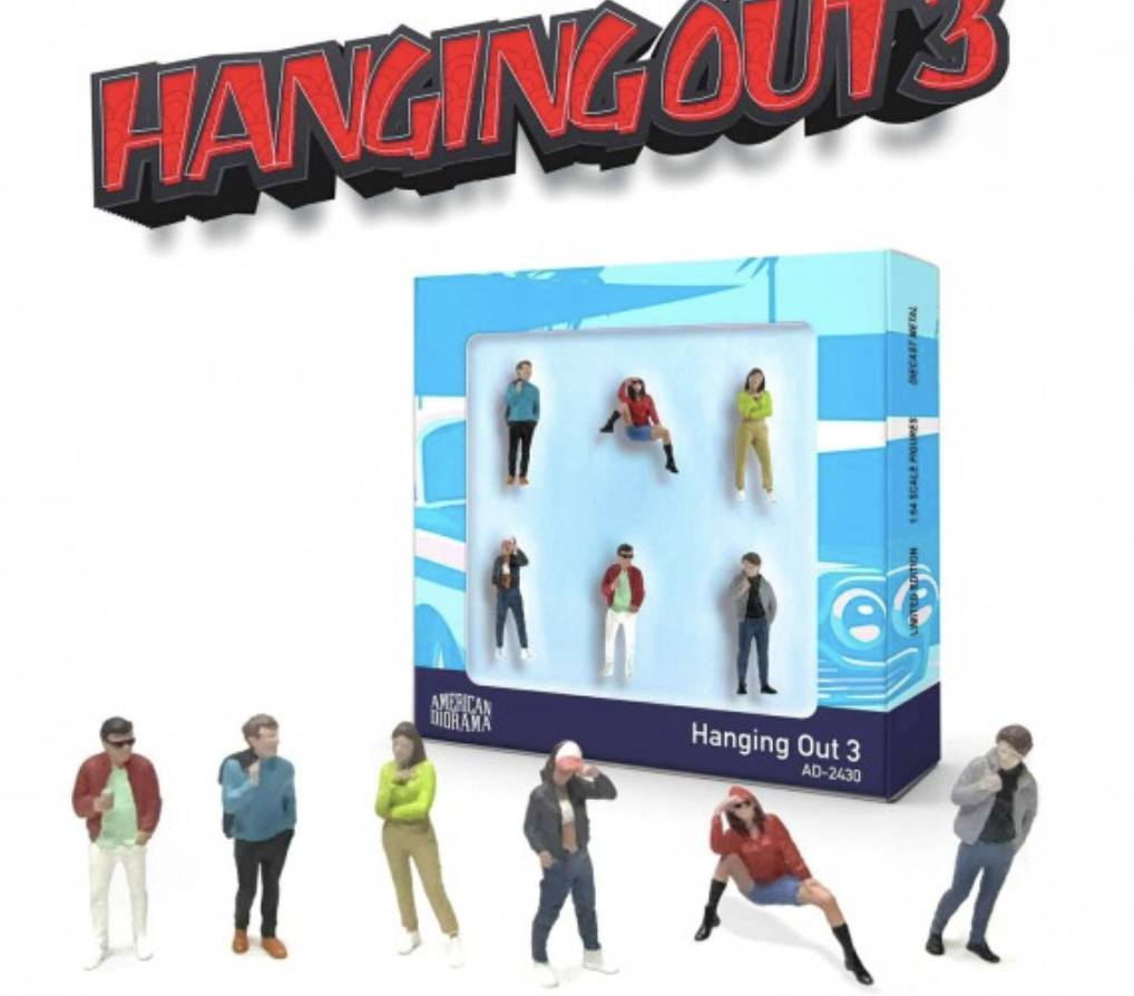 FIGURINES Hanging Out 3 MINI GT 1/64